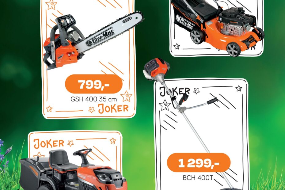 plakat promocja wiosenna Oleo-Mac